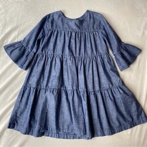 Gymboree Denim Blue Tiered Kids Dress